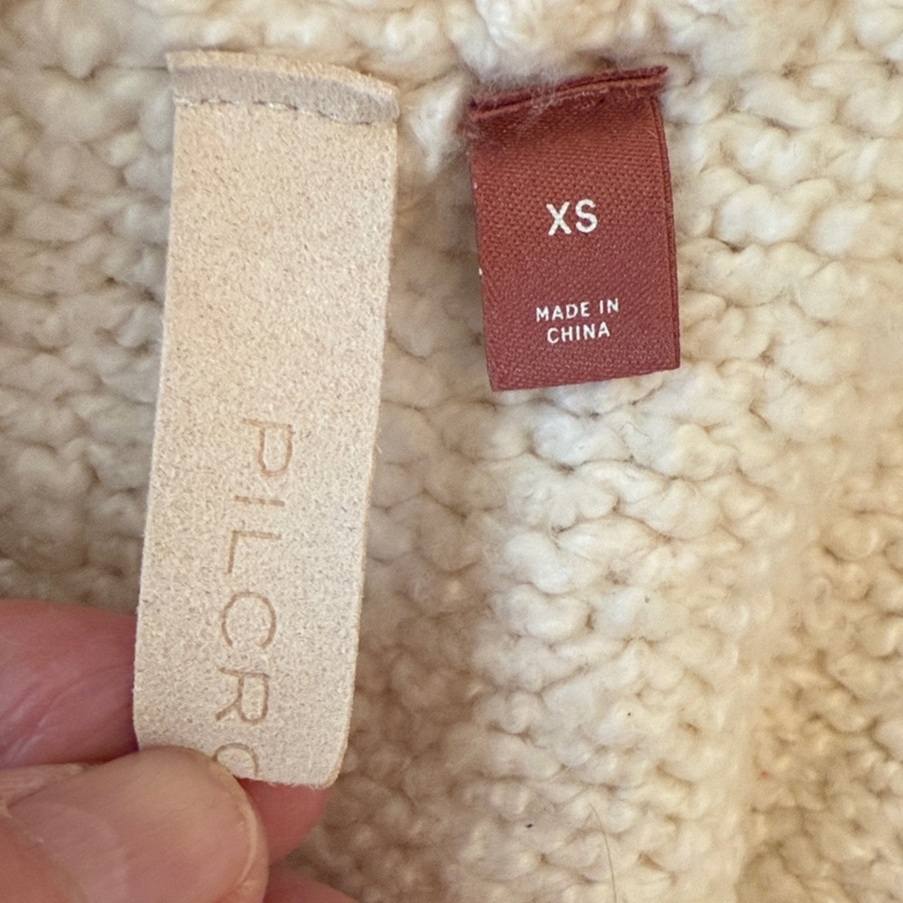 Pilcro Soft Cream Turtleneck Sweater - Picture 11 of 15